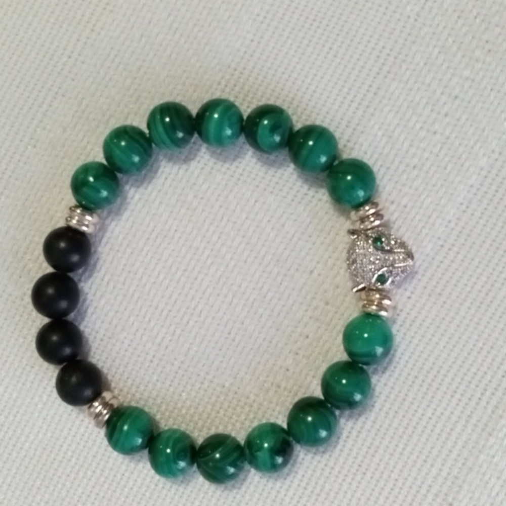 MALACHITE/JAGUAR jBRACELET